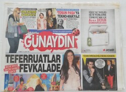 Sabah Gazetesi Günaydın Eki 4 Kasım 2011 -Ünlüler Van İçin Buluşuyor.- GZ45948 - 1