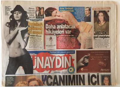 Sabah Gazetesi Günaydın Eki 4 Şubat 2009 - Pınar Altuğ Bir Hafta Önce Anne Oldu Ama Formda , İmparator Bu Sefer Musiki Söyeleyecek GZ20744 - 1