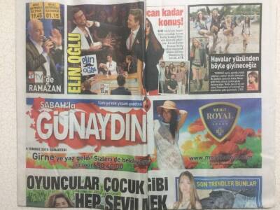 Sabah Gazetesi Günaydın Eki 4 Temmuz 2015 - Fatma Girik,Üç Gün İstanbul,Dört Gün Bodrum GZ29485 - 1