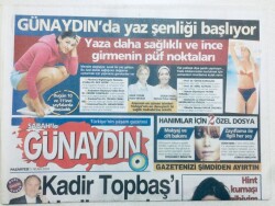 Sabah Gazetesi Günaydın Eki - 5 Nisan 2004 - Cansu Derenin Deniz Fobisi GZ46430 - 2