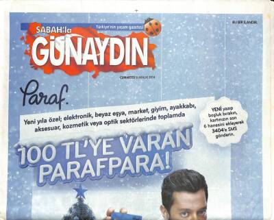 Sabah Gazetesi Günaydın Eki 6 Aralık 2014 - Arda Turan Fifa 15 Turnuvasında Kendisine Gol Attırdı GZ100110 - 1