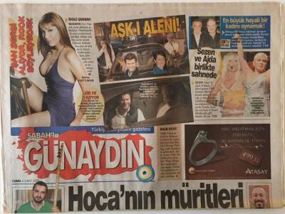 Sabah Gazetesi Günaydın Eki 6 Şubat 2009 - Sezen Aksu Ve Ajda Pekan Birlikte Sahnede GZ20745 - 1