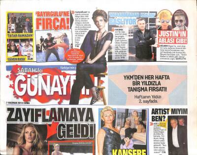 Sabah Gazetesi Günaydın Eki 7 Haziran 2013 - Demet Akalın Şeydadan Aldığım Diyet Listesi Sayesinde 7 Kilo Verdim GZ106412 - 1