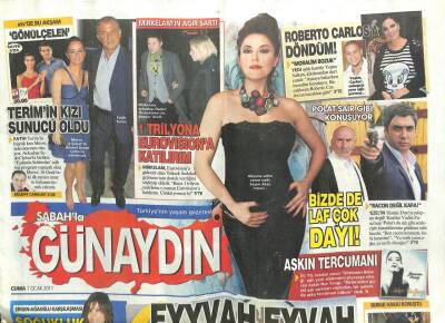 Sabah Gazetesi Günaydın Eki 7 Ocak 2011 - Eski Aşıklar Karşılaştı, Aşkın Tercümanı GZ107329 - 1