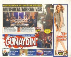 Sabah Gazetesi Günaydın Eki 7 Temmuz 2014 - Cem Yılmaz Oyuncu Arıyor - Beyonceye Özel İçecek GZ100077 - 2