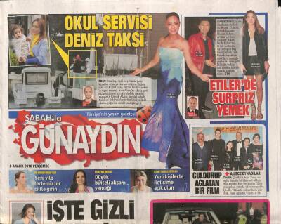 Sabah Gazetesi Günaydın Eki 8 Aralık 2016 - Ebru Gündeş , Özel Hayatında Yeni Kararlar Almaya Devam Ediyor GZ84373 - 1