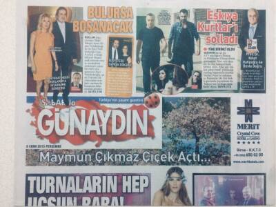 Sabah Gazetesi Günaydın Eki 8 Ekim 2015 - Türkü Bingöl Babası Yavuz Bingöle Duygusal Mektup Yazdı GZ47633 - 1