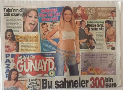 Sabah Gazetesi Günaydın Eki 8 Mart 2009 - Mahsun Kırmızıgül Filmi Güneşi Gördüme Avrupadan 300 Bin Euro Destek Geldi GZ22399 - 1