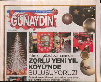 Sabah Gazetesi Günaydın Eki 9 Aralık 2016 - Yıldız Tilbeden Demet Akalına Özel Pasta GZ84372 - 1