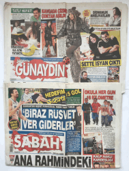 Sabah Gazetesi Günaydın Eki İle 10 Ocak 2011 - Ak Partiden 2023 Odaklı Beyanname GZ5669 - 1
