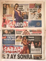 Sabah Gazetesi Günaydın Eki İle 12 Mayıs 2009 - Dört Dev Başsolistin Başkent Buluşması GZ7196 - 2