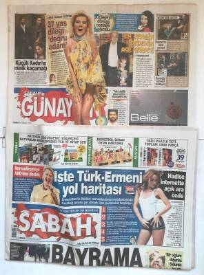 Sabah Gazetesi Günaydın Eki İle 24 Nisan 2009 - Hadise İnternette Açık Ara Önde GZ7560 - 1