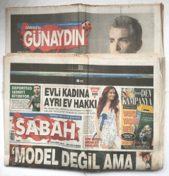 Sabah Gazetesi Günaydın Eki İle 25 Şubat 2011 - Kaddafi Trablusa Sıkıştı GZ5761 - 2
