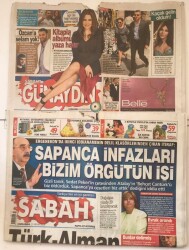 Sabah Gazetesi Günaydın Eki İle 29 Nisan 2009 - Sapanca İnfazları Bizim Örgütün İşi GZ7267 - 2