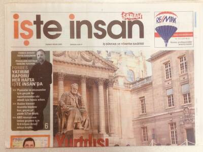 Sabah Gazetesi İnsan Eki 5 Nisan 2009 - Üçüncü Kariyer Panayırı Başlıyor GZ38897 - 1