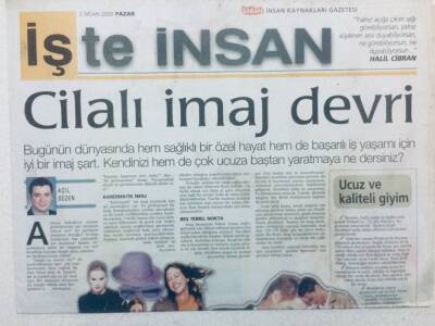 Sabah Gazetesi İşte İnsan Eki - 2 Nisan 2000 - Cilalı İmaj Devri GZ46061 - 1