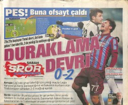 Sabah Gazetesi Karadeniz Spor Eki 12 Aralık 2014 - Orduspor Kritik Virajda GZ100315 - 1