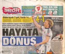 Sabah Gazetesi Karadeniz Spor Eki 17 Nisan 2015 - Hakan Arıkan Bu Maç Farklı Olacak GZ100442 - 2