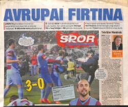 Sabah Gazetesi Karadeniz Spor Eki 8 Nisan 2014 - Adrian Çocuğum Trabzonlu Olacak GZ100246 - 2