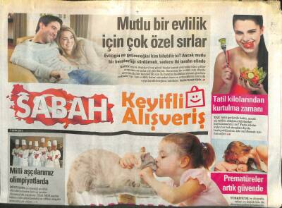 Sabah Gazetesi Keyifli Alış Veriş Eki 7 Ekim 2012 - Milli Aşçılarımız Olimpiyatlarda GZ107319 - 1