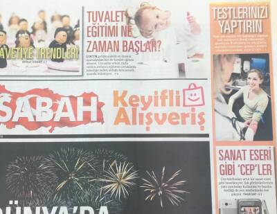 Sabah Gazetesi Keyifli Alışveriş Eki 1 Ocak 2011-Dünyada Yeni Yıl Nasıl Kutlandı GZ36331 - 1