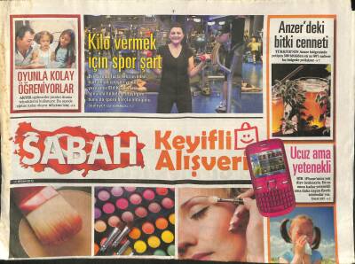 Sabah Gazetesi Keyifli Alışveriş Eki 15 Nisan 2012 - Anzerdeki Bitki Cenneti GZ116852 - 1