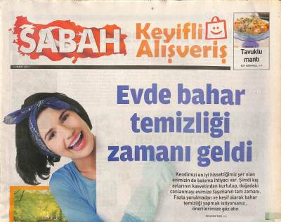 Sabah Gazetesi Keyifli Alışveriş Eki 31 Mart 2013 - Baharda Doğa Keyfi-Bahar Beslenmesi GZ105966 - 1