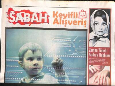 Sabah Gazetesi Keyifli Alışveriş Eki 9 Ekim 2011 - Audrey Hepburn Tam 50 Yıldır Stiliyle Kadınların En Çok İlham Aldığı İsim GZ106405 - 1