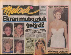 Sabah Gazetesi Melodi Eki 1 Haziran 1989 - Gülgün Feyman,Güler Kazmacı,Ekran Mutsuzluk Getirdi GZ63354 - 2