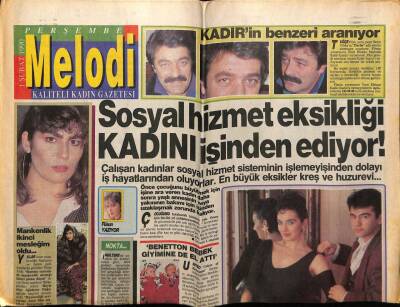 Sabah Gazetesi Melodi Eki 1 Şubat 1990 - Tülay Arda Mankencilik İkinci Mesleğim GZ75404 - 1