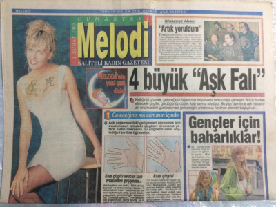 Sabah Gazetesi Melodi Eki 1 Şubat 1992 - 4 Büyük Aşk Falı, Assolist Safiye Soyman - GZ21401 - 1