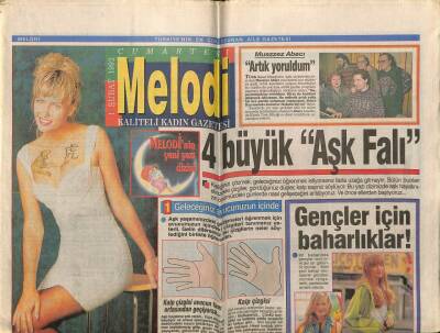 Sabah Gazetesi Melodi Eki 1 Şubat 1992 - Muazzez Abacı, Artık Yoruldum GZ75511 - 1