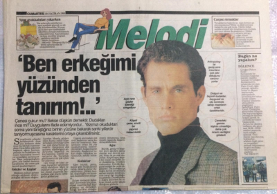 Sabah Gazetesi Melodi Eki 10 Haziran 1995 - Ben Erkeğimi Yüzünden Tanırım - GZ21387 - 1