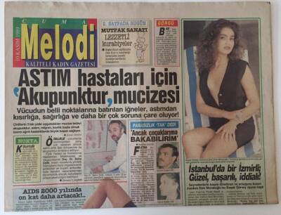 Sabah Gazetesi Melodi Eki 10 Kasım 1989 - Astım Hastaları İçin Akupunktur Mucizesi GZ22982 - 1