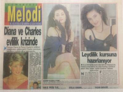 Sabah Gazetesi Melodi Eki 10 Kasım 1990 - Dıana Ve Charles Evlilik Krizinde GZ38032 - 1