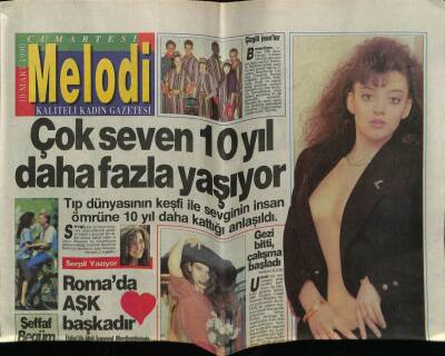 Sabah Gazetesi Melodi Eki 10 Mart 1990 - Çok Seven Fazla Yaşıyor GZ75252 - 1
