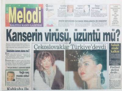 Sabah Gazetesi Melodi Eki 11 Aralık 1990 - Kanserin Virüsü,Üzüntü mü? GZ41835 - 1