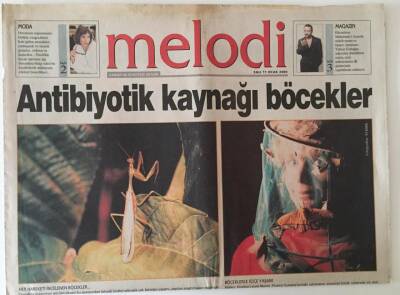 Sabah Gazetesi Melodi Eki 11 Ocak 2000 - Antibiyotik Kaynağı Böcekler GZ22927 - 1