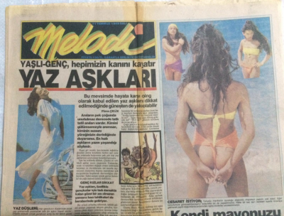 Sabah Gazetesi Melodi Eki 11 Temmuz 1989 - Hakan Ural İle Sibel Can Düşman Çatlattılar, Kadir İnanır Ticarete Atıldı - GZ21392 - 1