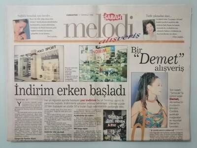 Sabah Gazetesi Melodi Eki 11 Temmuz 1998 Zuhal Olcay Kadınlara Anlatacak -GZ14957 - 1