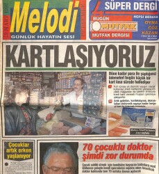 Sabah Gazetesi Melodi Eki 12 Mart 1992 - Muhabbet 92 Emel Sayın Şener Şen GZ63065 - 1