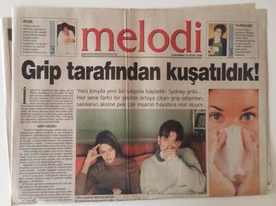 Sabah Gazetesi Melodi Eki 12 Ocak 2000 - Grip Tarafından Kuşatıldık ! GZ31436 - 1