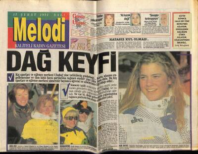 Sabah Gazetesi Melodi Eki 12 Şubat 1991 - Şener Şen Gözleriyle Konuşuyor GZ75481 - 1
