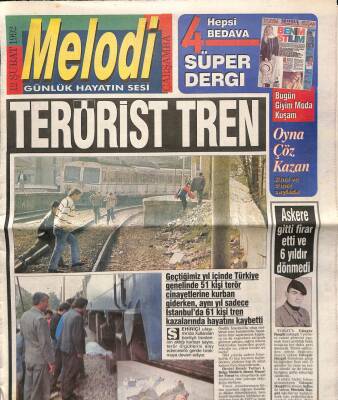 Sabah Gazetesi Melodi Eki 12 Şubat 1992 - Türkler in Amerika daki Anası Gökhan Mutlu GZ63040 - 1