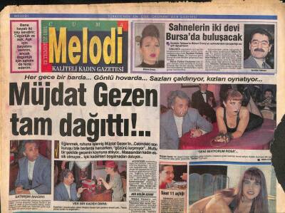 Sabah Gazetesi Melodi Eki 12 Temmuz 1991 - Sahnelerin İki Devi Bülent Ersoy Ve İbrahim Tatlıses Bursada Buluşacak GZ96902 - 1