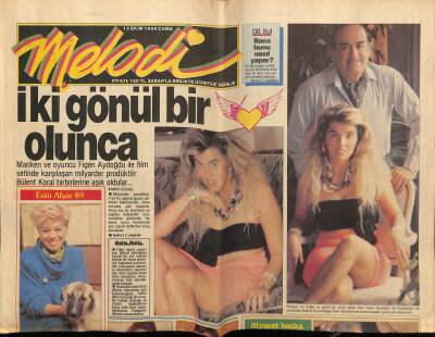 Sabah Gazetesi Melodi Eki 13 Ekim 1989 - Figen Aydoğdu,İki Gönül Bir Olunca GZ78234 - 1