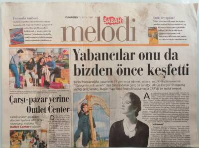 Sabah Gazetesi Melodi Eki 13 Eylül 1997 Barış Manço İle 7Den 77Ye -GZ44491 - 2