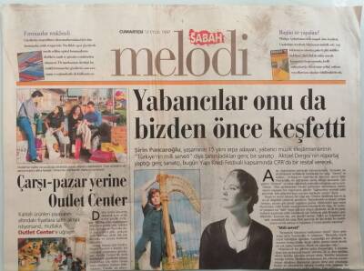 Sabah Gazetesi Melodi Eki 13 Eylül 1997 Barış Manço İle 7Den 77Ye -GZ44491 - 1