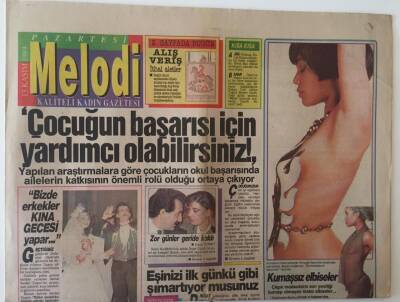 Sabah Gazetesi Melodi Eki 13 Kasım 1989 - Çocuğunuzun Başarısı İçin Yardımcı Olabilirsiniz GZ20946 - 1