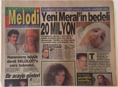Sabah Gazetesi Melodi Eki 13 Ocak 1990 - Hanımların Büyük Derdi Selüloite Çare Bulundu GZ22995 - 1
